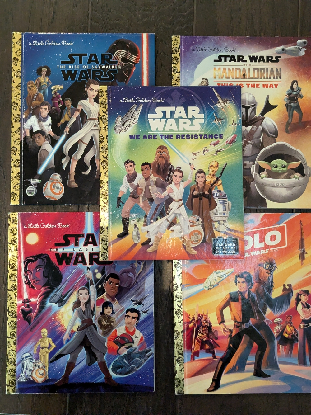5 Star Wars Little Golden Books